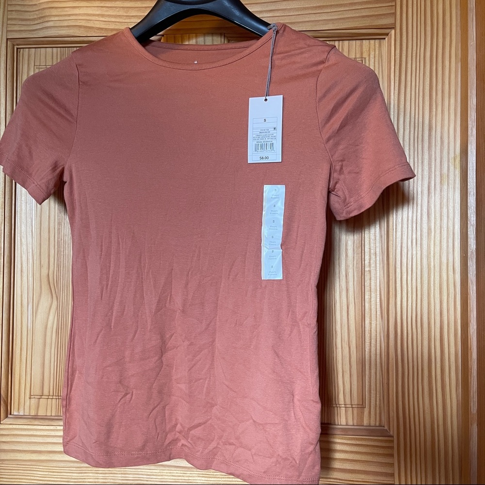 New orange target shirt with tags